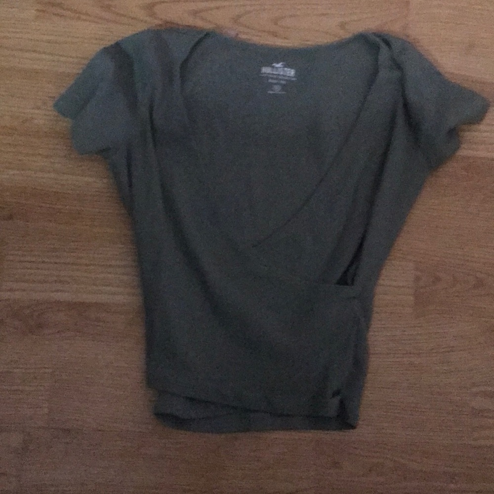 Green hollister shirt